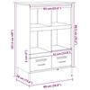 VidaXL High Buffet, Cabinet with Legs and Compartments, Storage Furniture, Living Room Organizer, White 843107