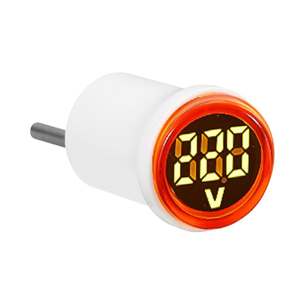 AC230V Digital voltages Meter Round voltages Tester with LED Display European plugs In Digital Voltmeter Indicates
