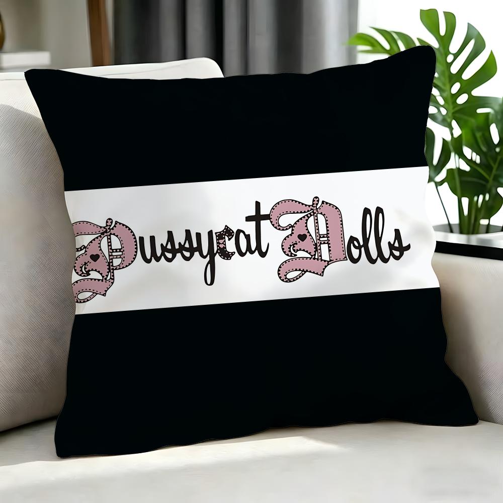 Band - Pussycat Dolls Cushion Cover Cushion Cover Set 4Pcs 50X50 45X45 40X40 Pillowcase Decorative Sofa Home Decor