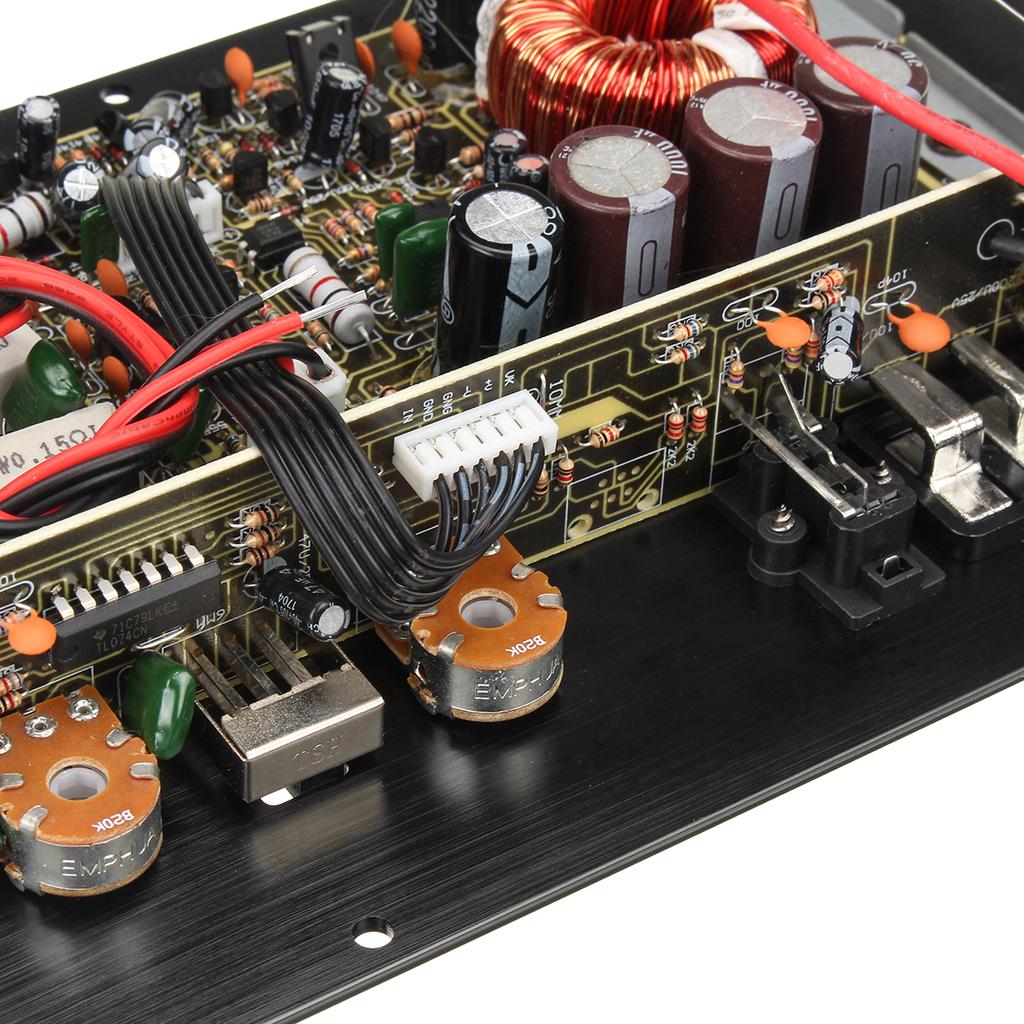 BLJ-190 1000W Car Power Amplifier Board - 12V High Power Amp For 8-12 Inch Subwoofers, Aluminum Alloy Heat Sink