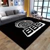 3D BBS racer Retro printed carpet Non-slip carpet bedroom decoration living room decoration washroom floor mat birthday gift