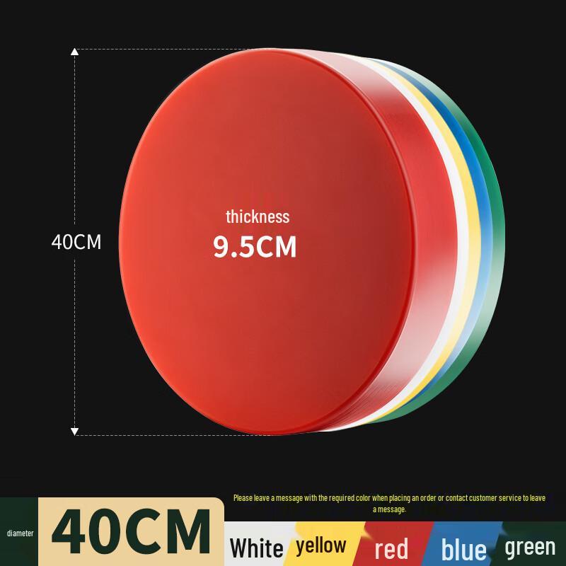 PE Plastic Round Antibacterial Chopping Board