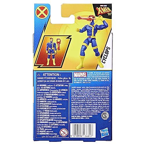 Hasbro Marvel X-Men '97 Epic Hero Series Cyclops 4-inch (10cm) Action Figure, Superhero Toy, X-Men Action Figure, Ages 4 and Up, F8124, Authentic