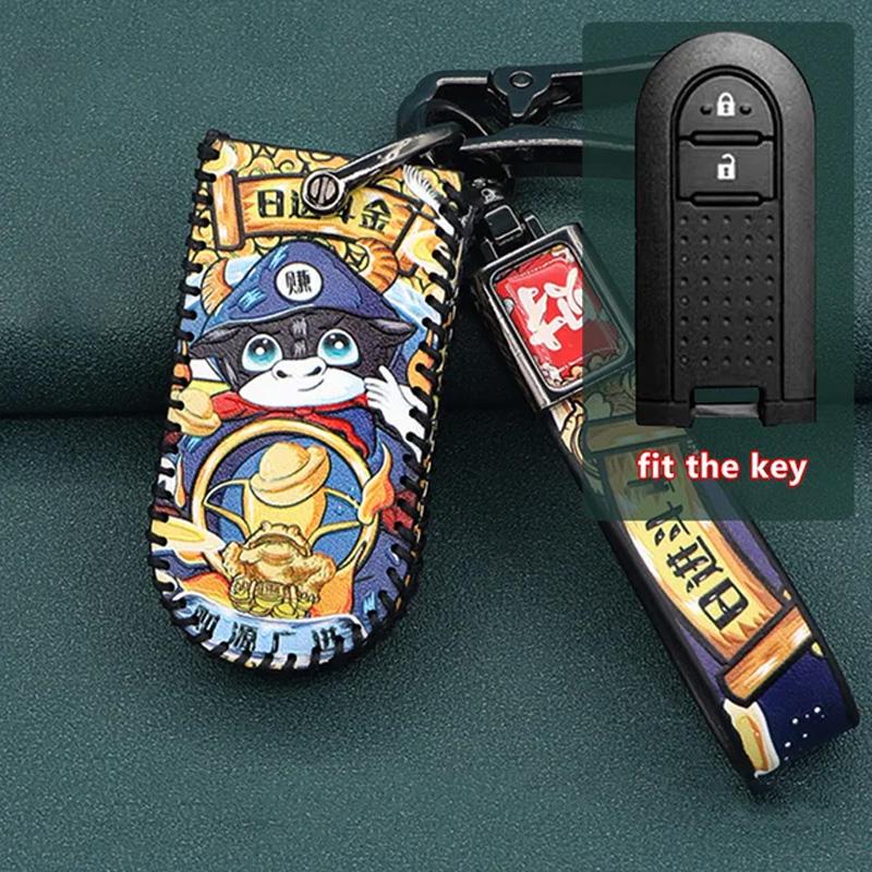 2 Buttons Car Remote Key Cover Case for Daihatsu Tanto Terios LA600S LA800S LA610S LA150S for Perodua Toyota Rush Accessories