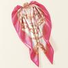 90*90cm Satin Silk Square Scarf Woman Fashion Kerchief Neck Head/Hair Scarves Bandana Handkerchief Headscarf Printed Scarves