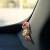 3-piece set of skewed mushroom ornaments, car center console accessories, and interior decoration ornaments