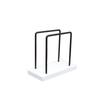 Wooden Base Napkin Paper Holder Standing Non-slip Tissue Storage Rack Vertical Space-saving Tissue Dispenser Stand Dining Room