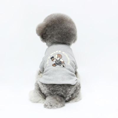 KINI PAINTING DOG TSHIRT-GREY (Short Sleeve T-Shirt)
