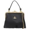 Bag Shoulder Bag 2way Crossbody Leather Clasp Black Gold GRANNY FRAME PURSE 4B010007WS000BN402 VIVIENNE WESTWOOD [Vivienne Westwood] Women's [Item]