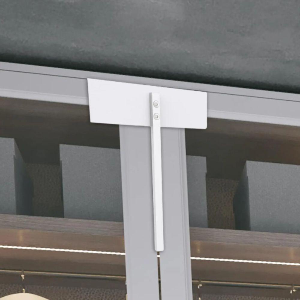 Metal Construction Bifold Door Lock Easy to Install Safety Design Double Door Lock Easy to Operate Durable Metal