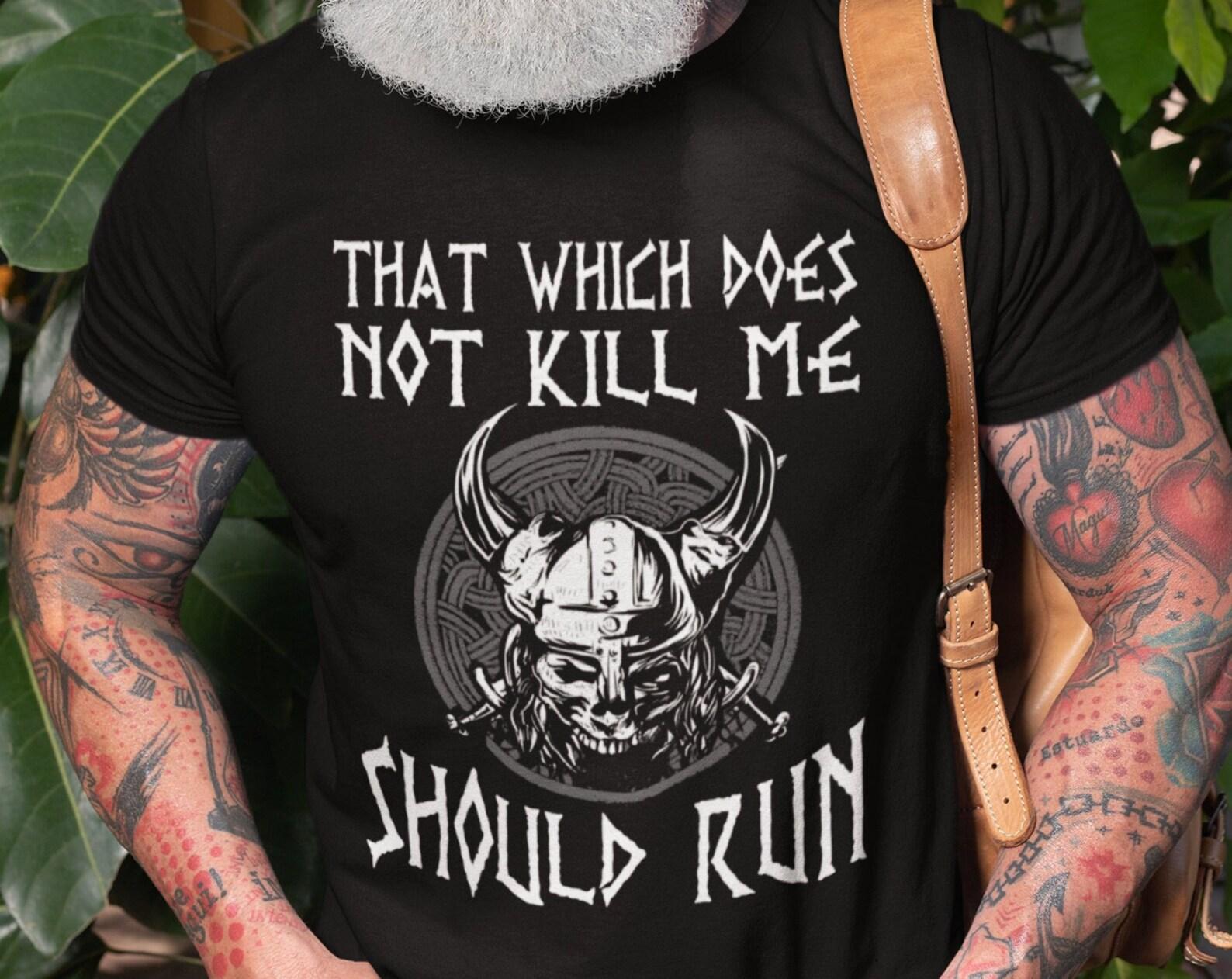 Funny Viking Warrior T-Shirt: Sarcastic Gift Tee S