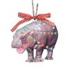 Moo Deng Hippopotamus Hanging Pendant Pygmy Hippo Car Haning Pendants  Party