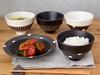Tableware East Rice Polka Brown Belt Bowl, 12cm, Dot/Black,