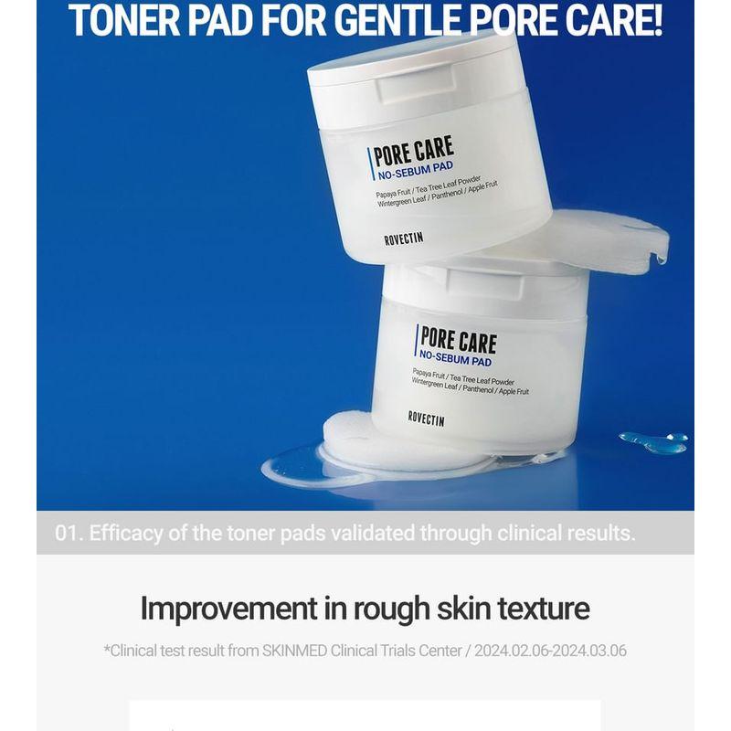 ROVECTIN - Pore Care No-Sebum Pad
