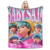 Saja Jungen Team Retro Stil 80er Kpop Dämonenjäger Decke Weich Warm Überwurfdecke Winter Kinder Heimdeko Lustige Bettdecke