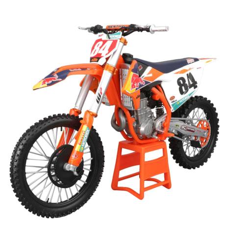 Maisto 1/6 Scale Diecast Model Car of Jeffrey Herlings, KTM 450 SX-F 2018 #84, 32228