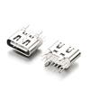 USB 3.1 Type-C Female Socket, Vertical Insertion, 6.5mm, Ejector Pin Long 1.3, with/without Spring, Tape.