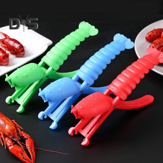 Werkzeug zum Schälen von Flusskrebsen, Garnelenschwanzschäler für Meeresfrüchte, einfaches Schälgerät, sichere Flusskrebsschälmaschine, spülmaschinenfest, multifunktionale Küche