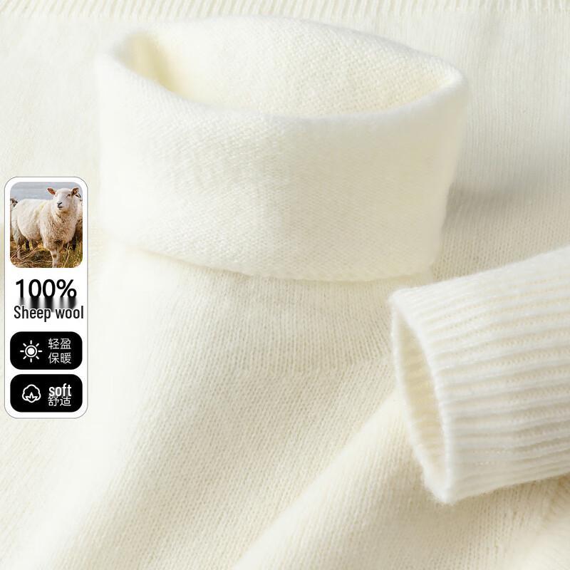 SNOWFLYING Damen Rollkragenpullover 100% Wolle