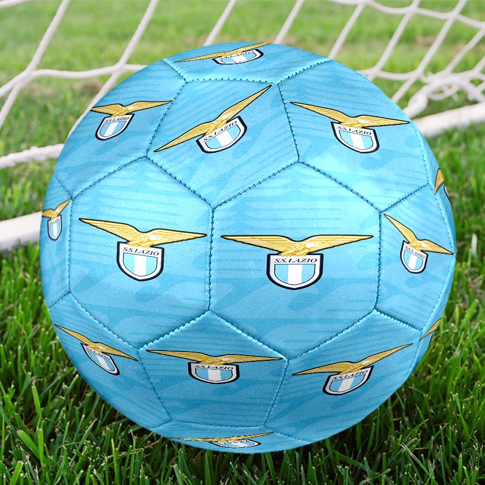 Lazio Football Club Emblem Size 5 Soccer Ball,Indoor/Outdoor Suitable for Training Matches Tournaments Practice Games Perfect Gift for Fan