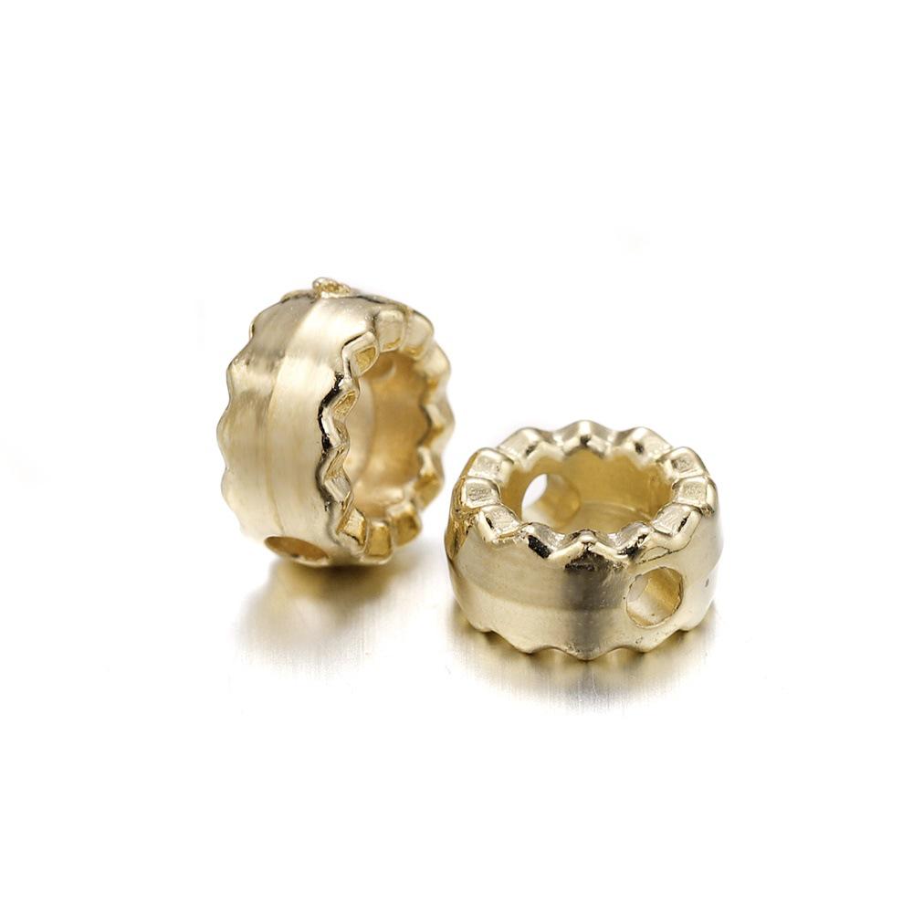 Electroplated CCB Metal Heart, Butterfly, and Clover Spacer Beads for Bracelets.