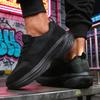 Wide Shoes for Men  Modern Trendy Generic Men's Black Casual Sneakers Soft Sole Shock-Absorbing Breathable Comfortable Shoes
