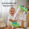 Nadmuchiwana zabawka wałek do raczkowania dla niemowląt z dzwonkiem, 0-1 rok, 6-8 miesięcy chodzenia i przewodnik edukacyjny