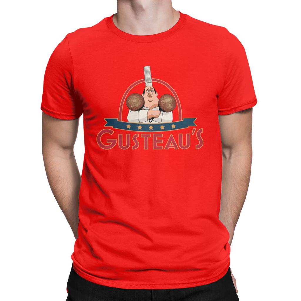 Gusteau S Anyone Can Cook Ratatouille T Shirt Men Chef Cooking Culinary Vintage Tees Crew Neck
