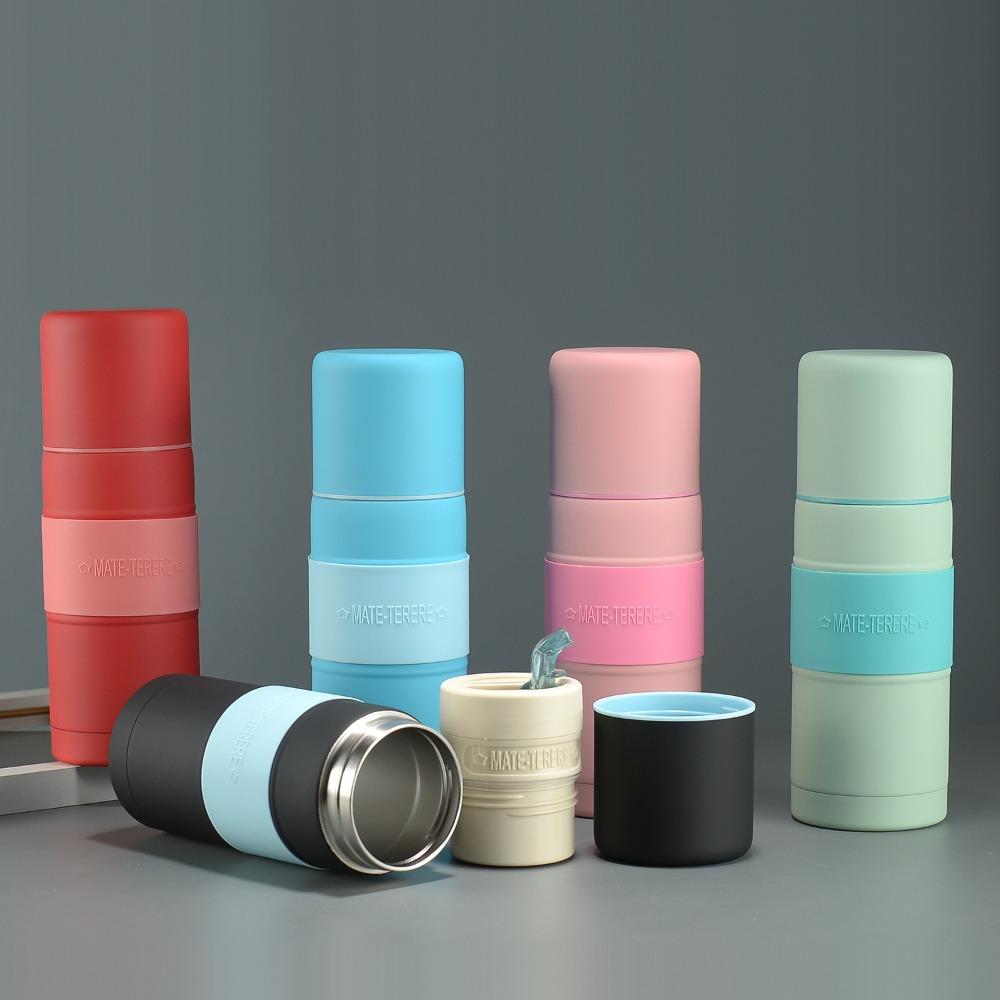 700/500ml Yerba Mate Thermos Cup with Filter Straw Insulated Bottle Durable Vacuum Flask Office