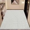 Jednobarevná rohožka ze sisalové imitace: Protiskluzová rohožka odolná proti nečistotám pro vchod, verandu nebo obývací pokoj