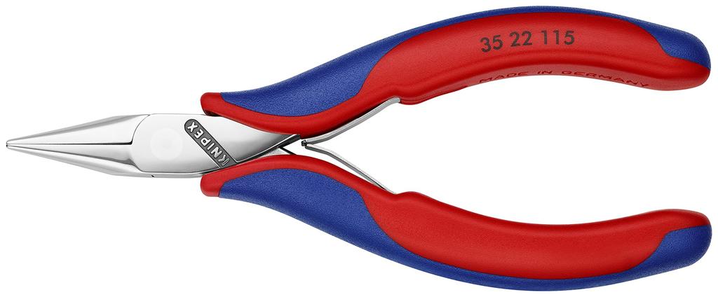 KNIPEX Electronics Pliers for Precision Overall Length Assembly, 115mm, 3522-115
