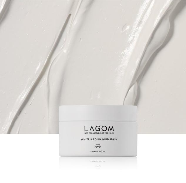 LAGOM White Kaolin Mud Mask 110ml – Deep Pore Cleansing & Sebum Control