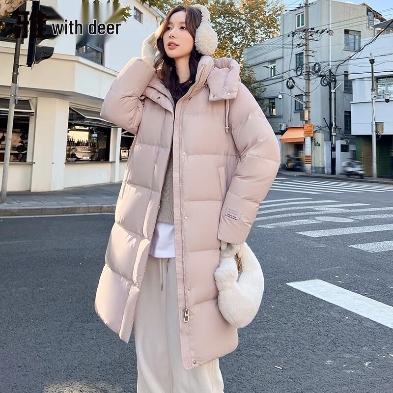 Yalu Women's Long Hooded Down Puffer Jacket