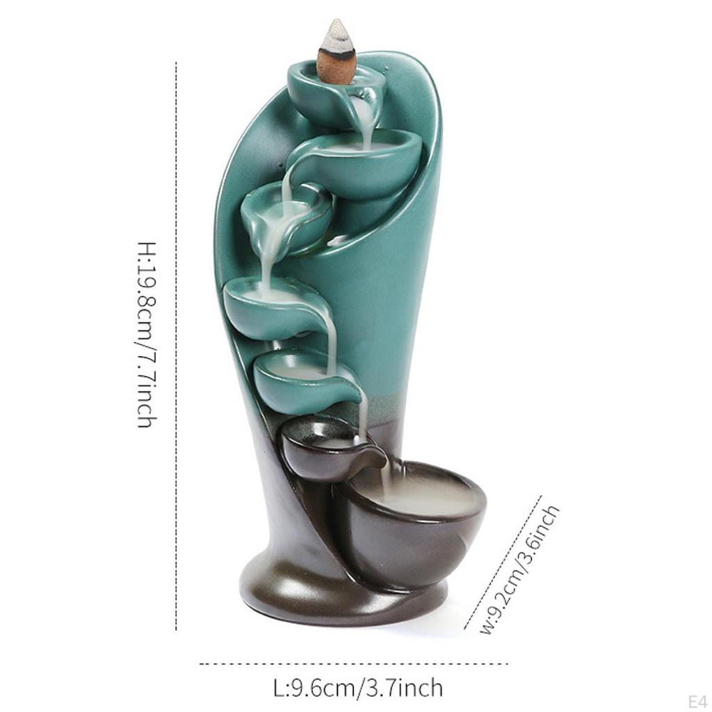 Backflow Incense Burner Holder Multifunctional Tabletop Decoration Desktop Ornament