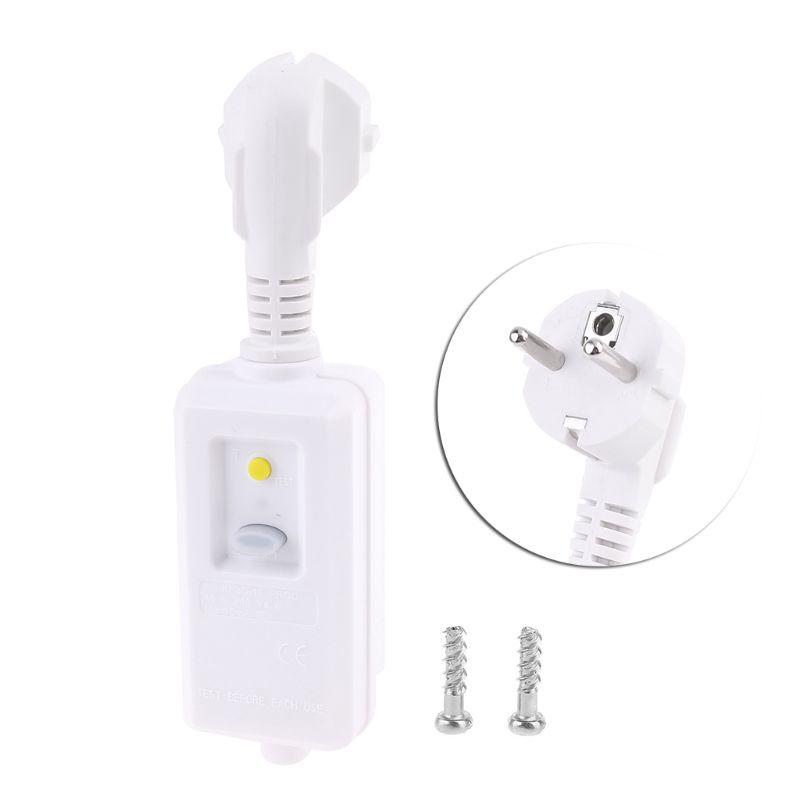 

European Standard 220-240V Household Leakage for Protection Plug Multi-purpose Automatic Cut off Power Safety Socket Whi білий