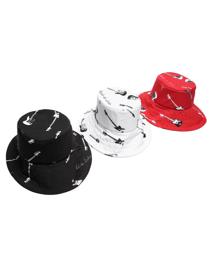 P.P.P Rl Wide Bucket Hat (Black)