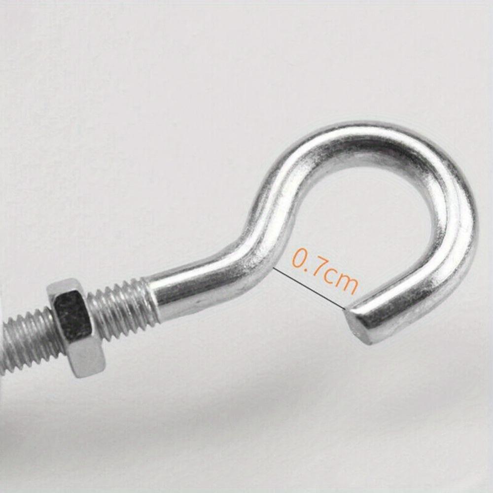 6Pcs/Lot Ceiling Rotary Hook Reusable Metal Spring Toggle Wing Bolt Hook for Hanging Lamps Bedspreads