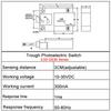 E3S-GS30 3CM Sensing Distance Trough Infrared Induction Photoelectric Sensor Switch DC10-30V AC90-250V NPN/PNP
