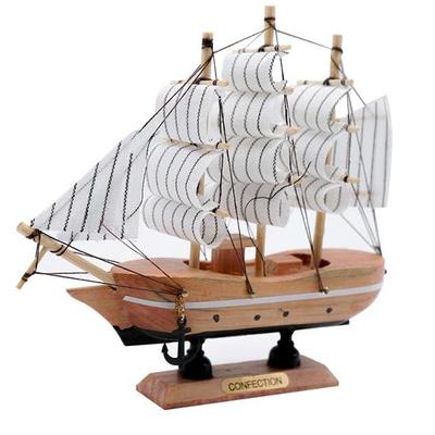 Sailing Ship Best Showpiece for Office and Home Decorative Wood Sailing Ship Nautical Showpiece