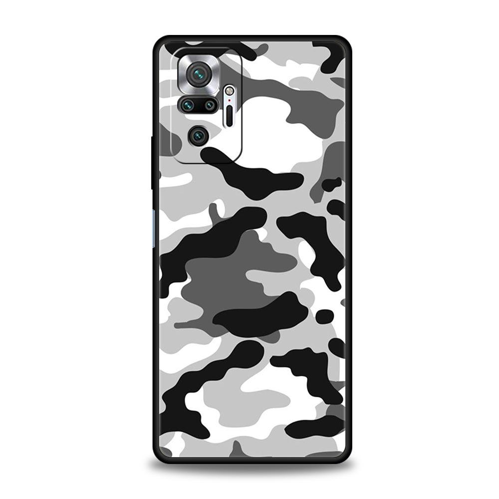 Camouflage Camo Military Army Phone Case For Xiaomi Redmi Note 13 12 5G 11 10 Pro Plus 4G 9S 9 8 7 9T 13C 10C 9C 9A Soft Cover