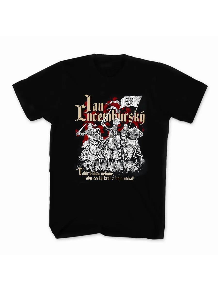 

King John of Luxembourg T-Shirt 100% Cotton O-Neck Summer Short Sleeve Casual Mens T-shirt Size S-3XL 4XL