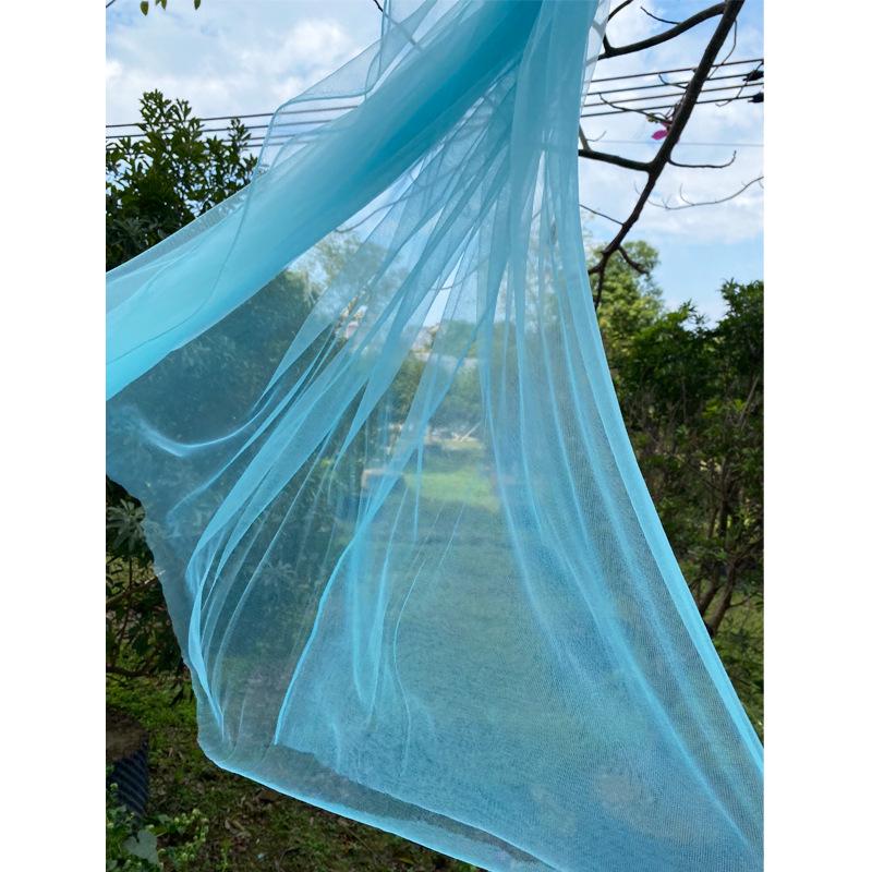 Light Pink Cherry Blossom Gauze Curtain with Pink Jade and Pink Bean Paste Highlights - Swiss Mosquito Net Yarn for Beauty Salon Ceiling.