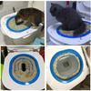 Pet Cat Toilet Traine Instead of Litter Bowl Spare Tray White Tray+rail Inner Support 2 Piece Set