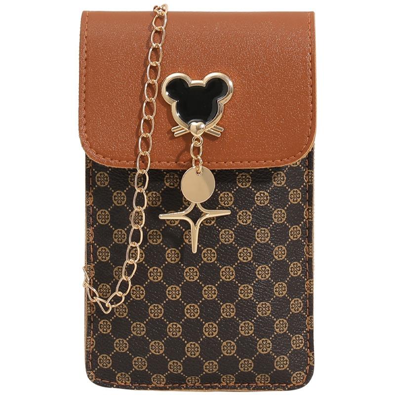 Women's Bag Simple and Fashionable Mobile Phone Bag Trendy Shoulder Bag Crossbody Chain Bag Women's Small Bag