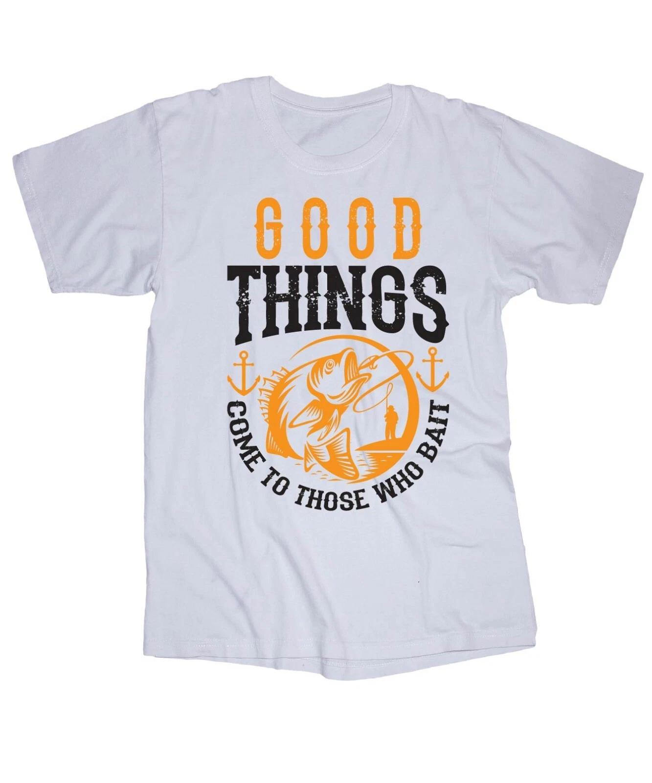 Fishing shirt Bass, Crappie, Trout, Catfish, Walleye Boating Marina Lake S