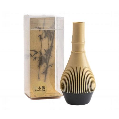 Reusable Resin Chasen (Chasen) - Made In Japan for Reliable Tea Ceremony Utensils (White Bamboo Green)