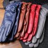 Fashion Women's Gloves Color Sheepskin Winter Warm Thin Classic Style Gloves High Quality