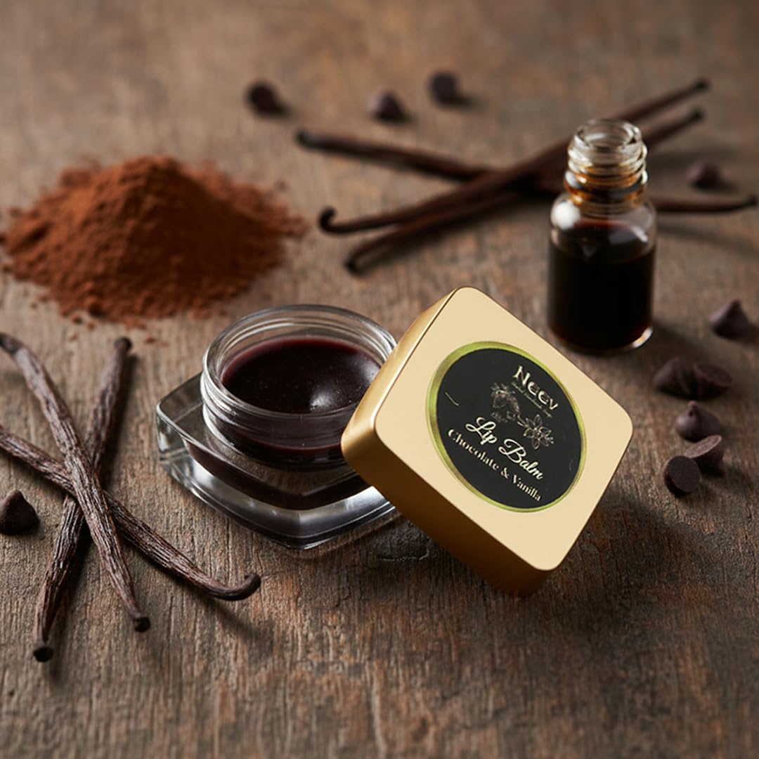 Neev Herbal Handmade Soaps Lip Balm, 2g (Chocolate & Vanilla)