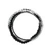 Lacob Triple Bead Bracelet (Black Silver)