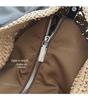 Luxury Straw Crochet Tote: Spacious, Versatile Crossbody for Vacation